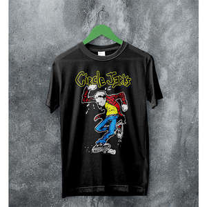 Circle Jerks Graphic Logo Punk Rock Band Music Graphic Fan Art T-Shirt 05